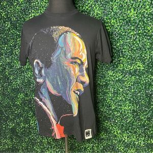 Garibaldi Obama Graphic Painting T-shirt Sz M